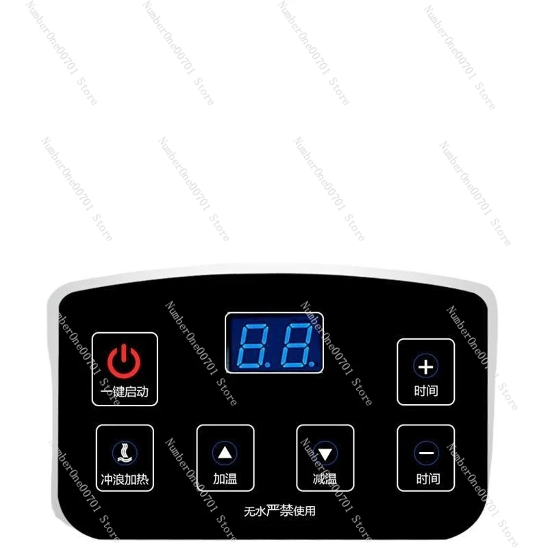 

Electric Foot Spa Massager, Automatic Heated Bath with Bubbles & Vibration, Home Use