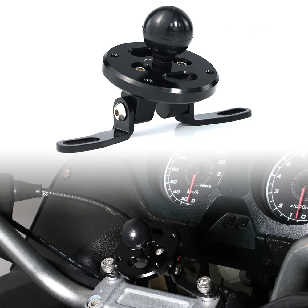 

For DUCATI Monster Multistrada Scrambler Aprilia Caponord Dorsoduro KTM 390 Adventure 690 Enduro GPS Navigation Mount Bracket