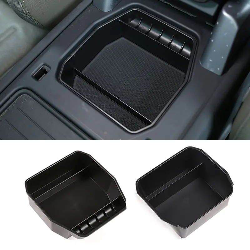 

For Land Rover Defender 110 2020 2021 Car Center Console Lid Armrest Glove Box Card Phone Coin Storage Box Protective Cover