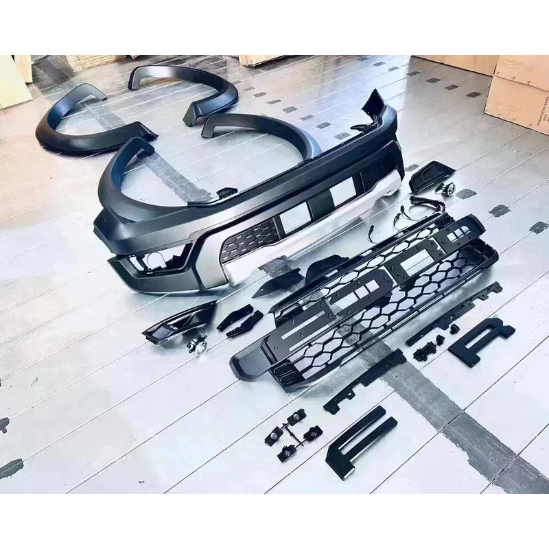

High-Quality GoodsAftermarket Body Kit Face Lift Bumper Grille For RANGER2023 2024 XLT SPORT WILDTRAK Upgrade ToRAPTORStyle
