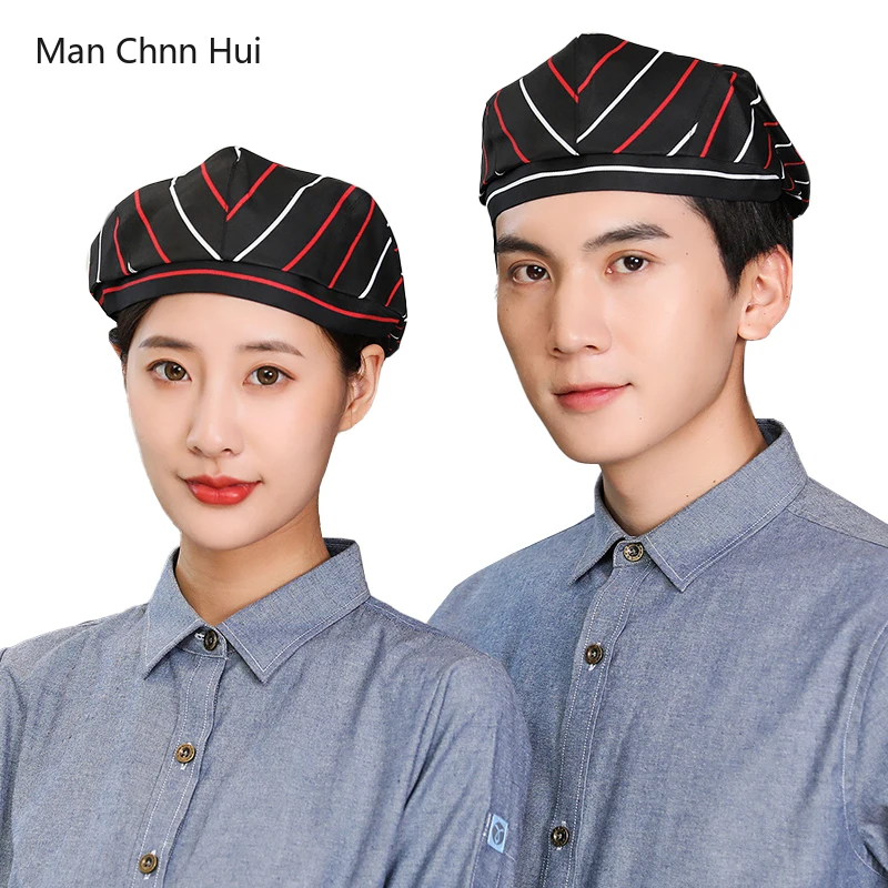 

Chef Hat Unisex Cooking Cap Bakery Men Women Waiter Uniform Cap Catering Hotel Kitchen Berets Bbq Restaurant Cook Work Hats