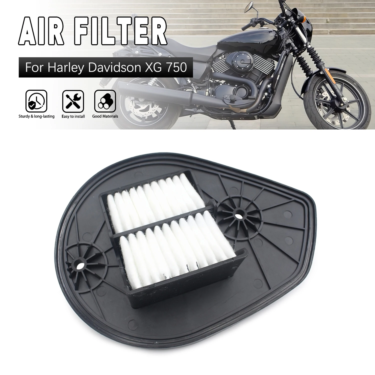 For Harley Davidson XG 750 Street 2015 2016-2019 2020 29400078 Cleaner Element Intake Filter Motorcycle Accessories Air Filter