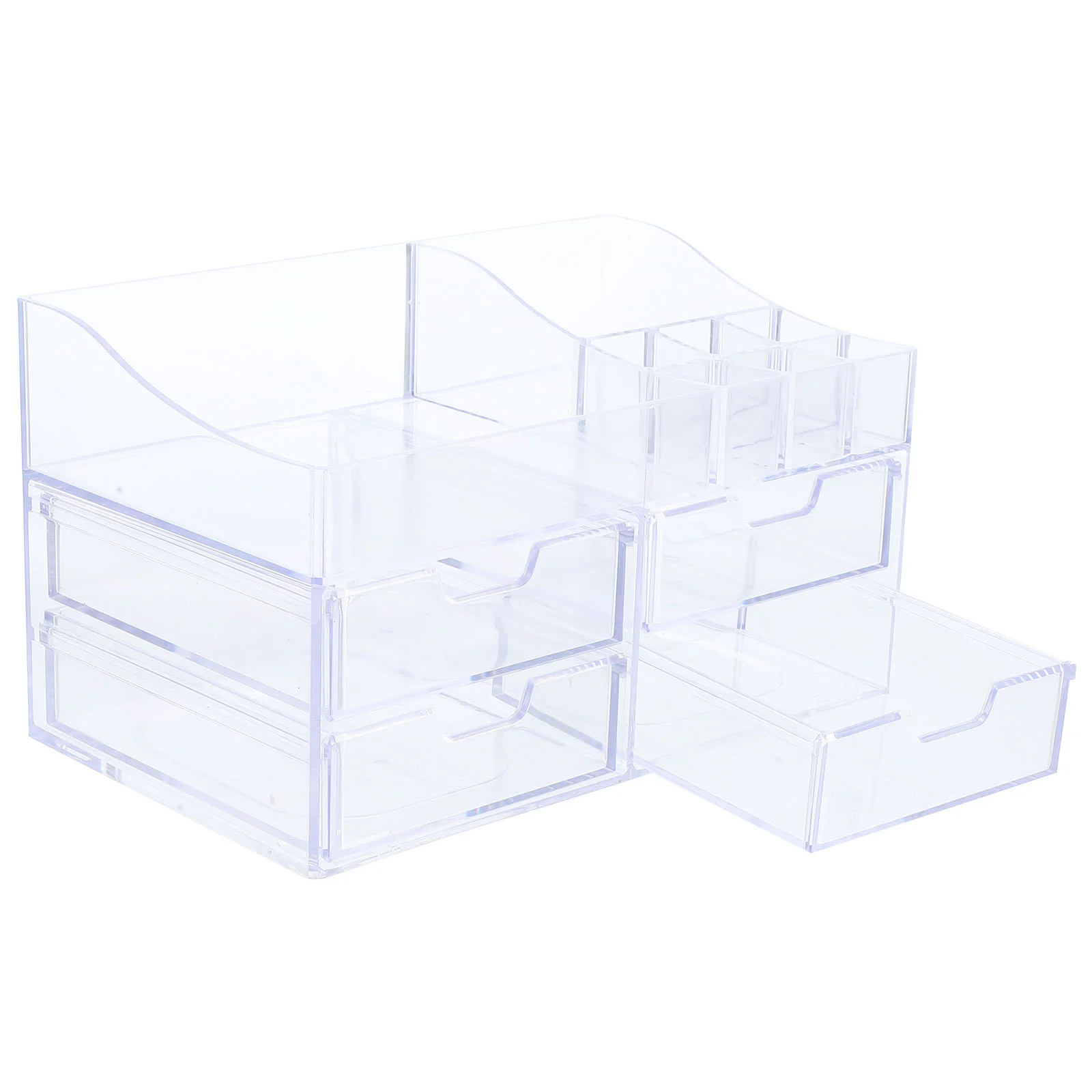 Opbergdoos Handige Cosmetica Laden Make-Up Organizer Kantoor Bureau Parfum Vitrinekast Clear Case