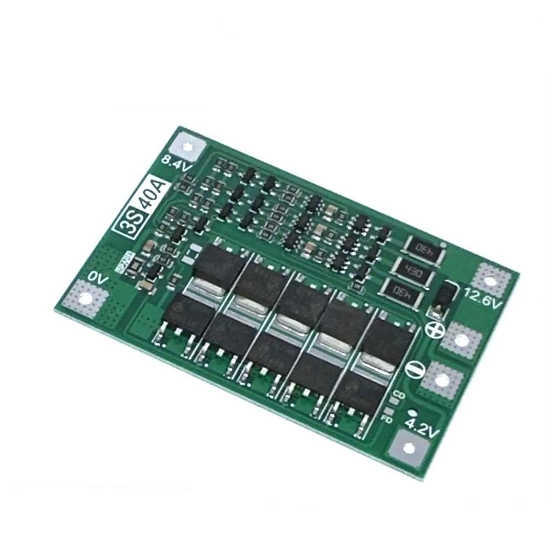 3S 4S 40A 60A Li-ion Lithium Battery Charger Protection Board 18650 BMS For Drill Motor 11.1V 12.6V/14.8V 16.8V Enhance Balance