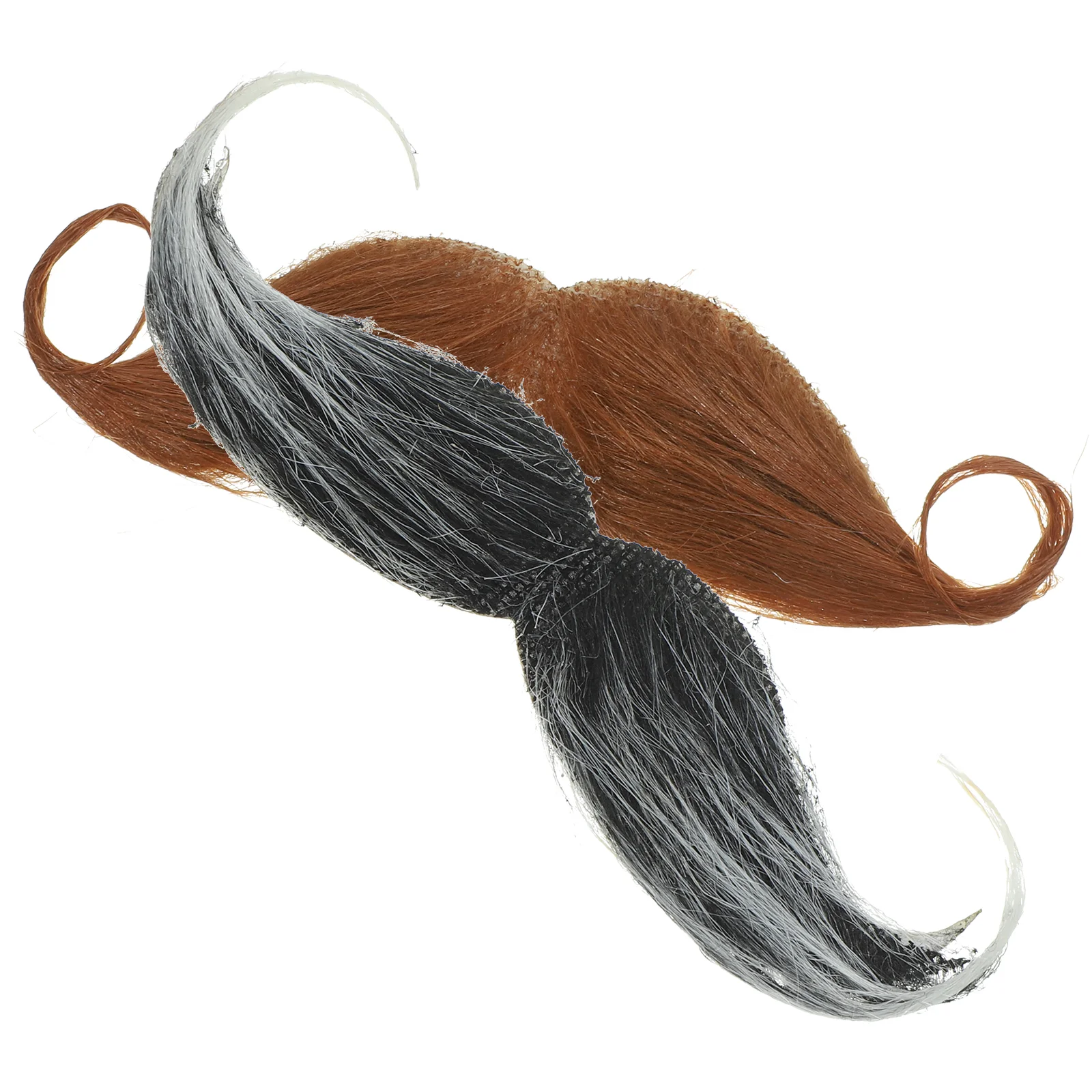 2 Pcs Halloween Beard Costume Mustache Party Fake for Men Simulated Handlebar Cosplay