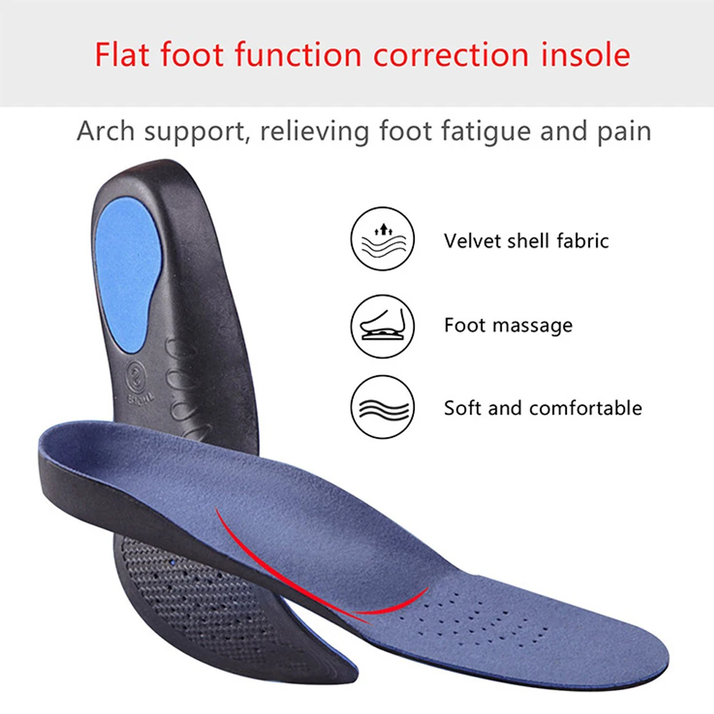 EVA Arch Support Insoles for Shoes Men Women Flat Feet Corrector High Quality Orthopedic Insoles Sport Shock-absorbing Shoe Sole