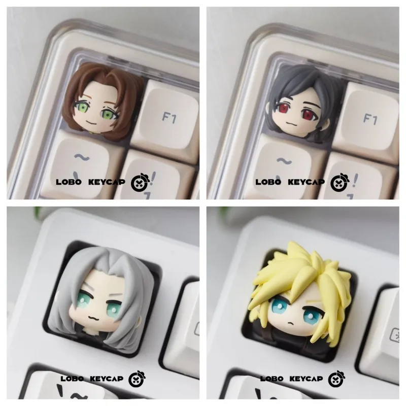 Original Final Fantasy Single Keycap Claude Safiros Theme Resin PC Game Keyboard Collection Gift Custom Keycap Accessories