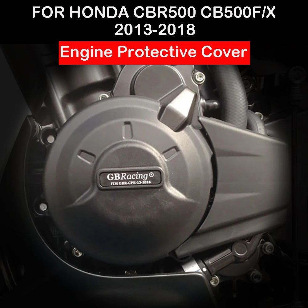 

GBRacing CBR500 CB500F CB500X 2013 to 2018 Motorcycle Engine Protect Cover For HONDA Body & Frames Clutch Pulse Protection Cover