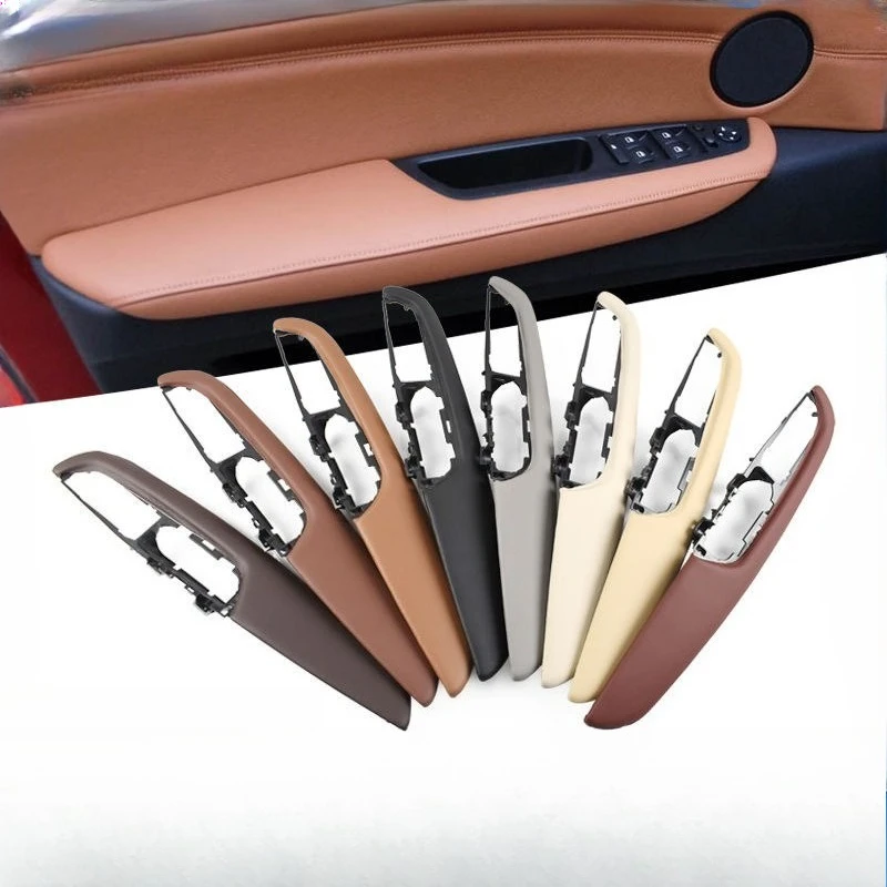 

for BMW X5X6 E70 E71 LHD Left Hand Driver Interior Door Handle Armrest Leather Outer Frame Bracket Replacement colour selectable
