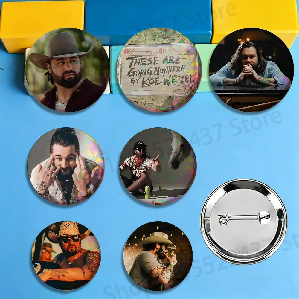 Singer K-Koe Wetzel Badges Cartoon Character Pins Brooch for Bag Shoes Decoration Jewelry Gifts