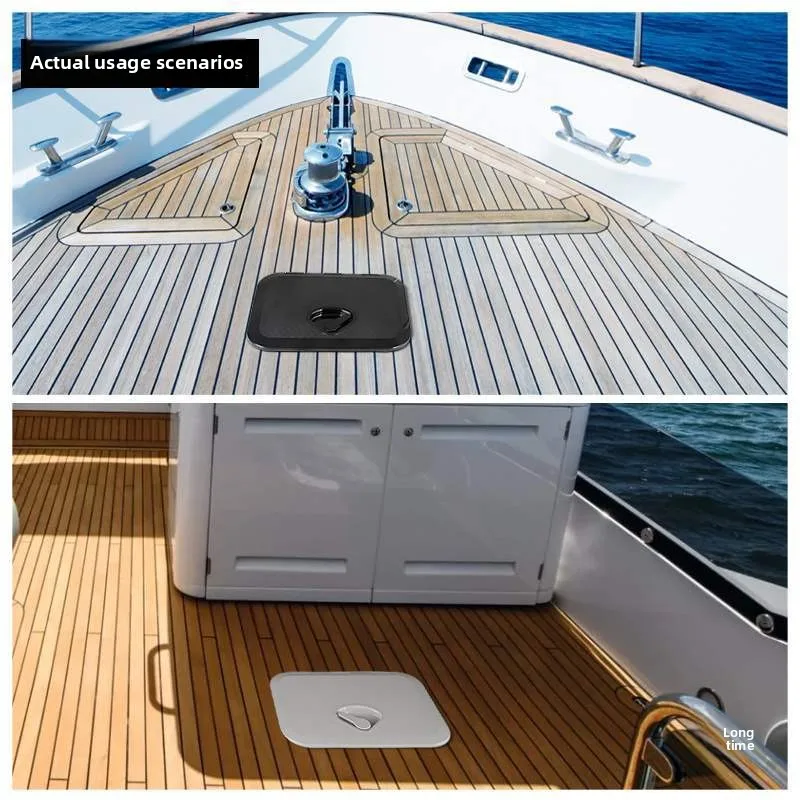 Marine deck cover manhole square, hatch cover round hand hole cover