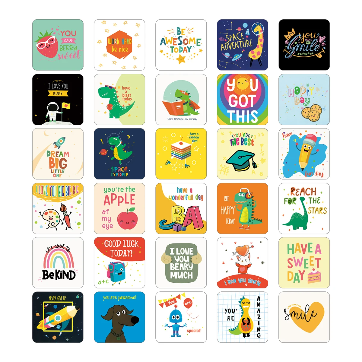 60 Stück Lunchbox Witze für Kinder Lunchbox Notizen Mittagessen Notizen Mittagessen Witze Notizen für Kinder Jungen und Mädchen Klassen zimmer Geburtstags feier – Detail 7