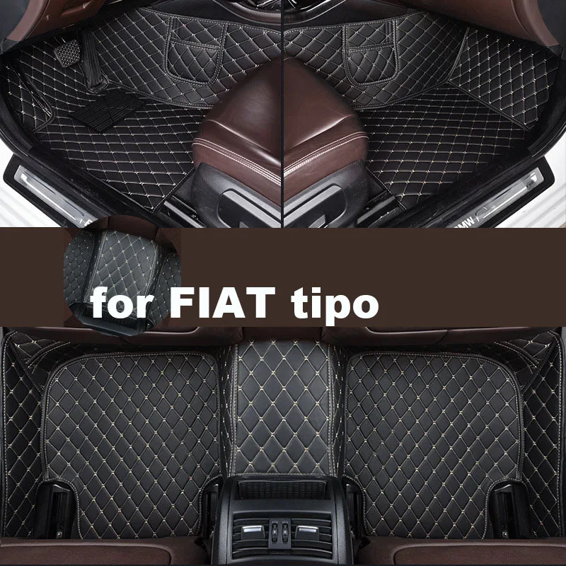 

Autohome Car Floor Mats For FIAT Tipo 2012-2018 Year Upgraded Version Foot Coche Accessories Carpetscustomized