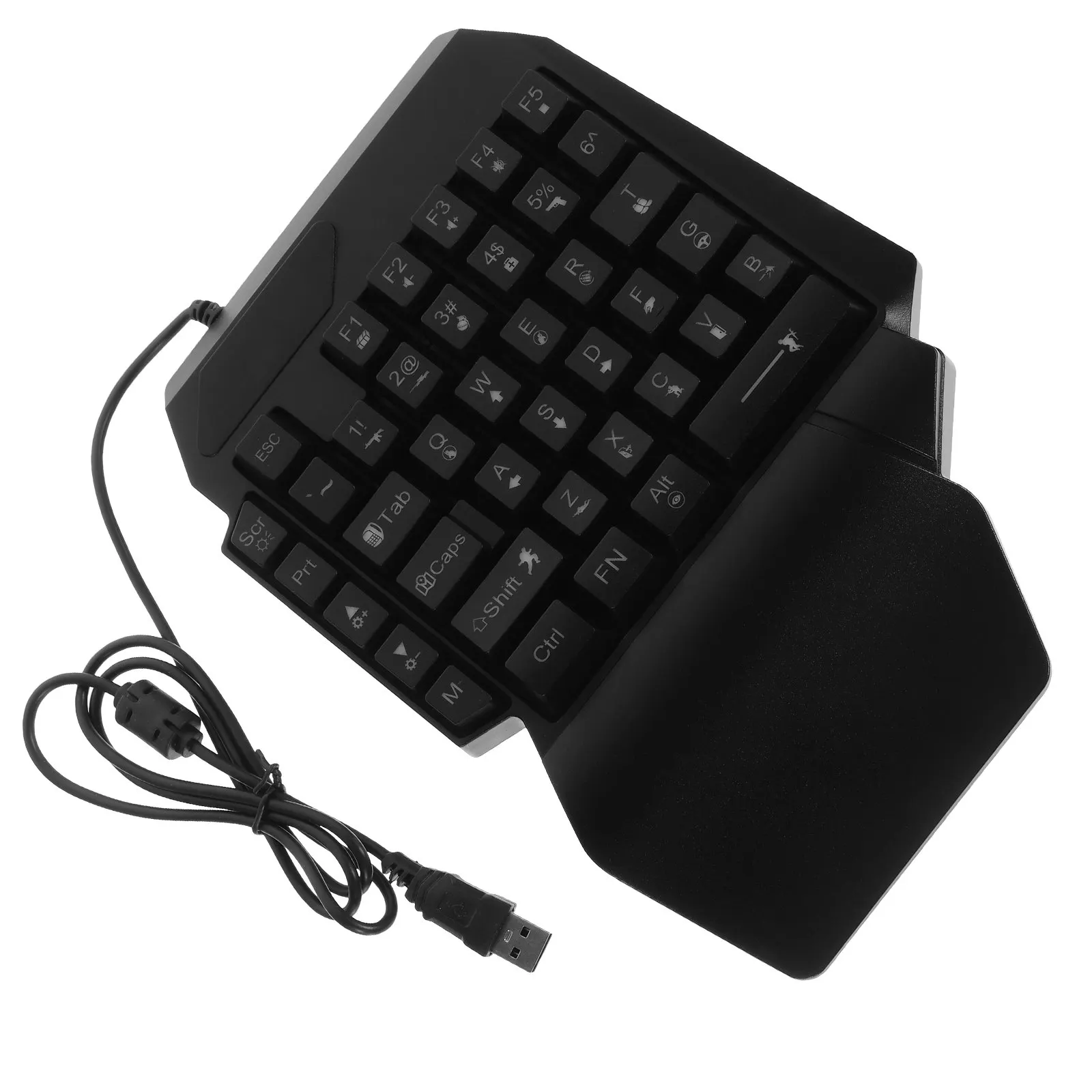 Backlight Gaming Keyboard Durable Material Touch Accurate Operation for Home Dorm E-Sport Computer Game Keyboard