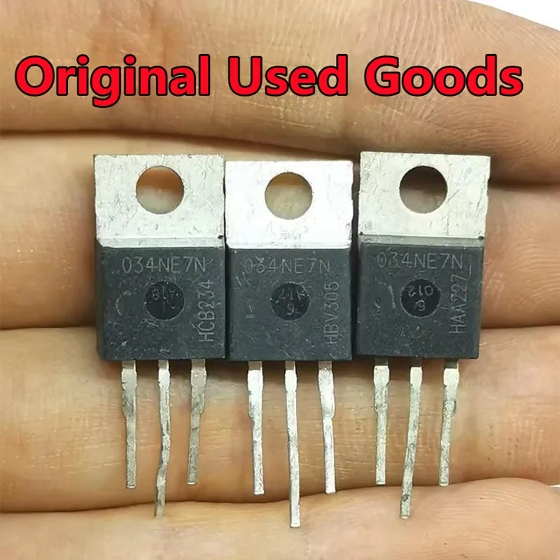 10PCS/LOT 034NE7N IPP034NE7N IPP034NE7N3 G 75V 100A TO-220 N-Channel MOSFET