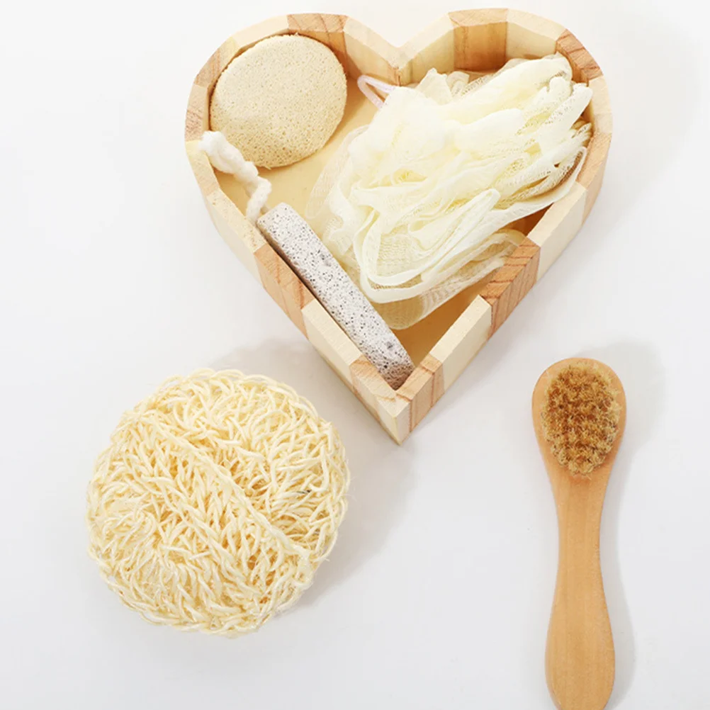 

1Set Bath Accessories Kit Multi-Functional Body Bathing Supplies for Deep Clean Exfoliate Heal Skin in Shower Routine