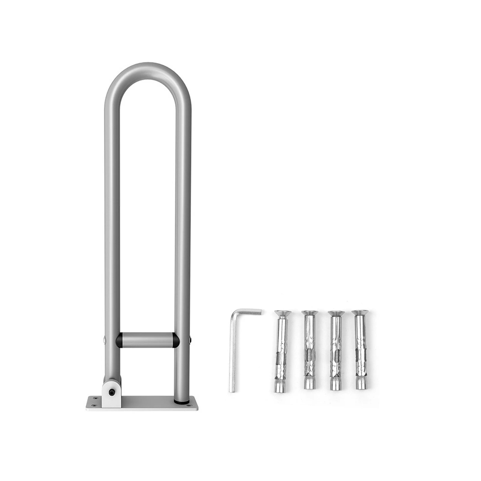 

For Aluminum Alloy Handrail for Toilet Anti-Fall / Anti-Slip Bathroom Handrail -Up Handrail Screw-In Grab Bar Hand