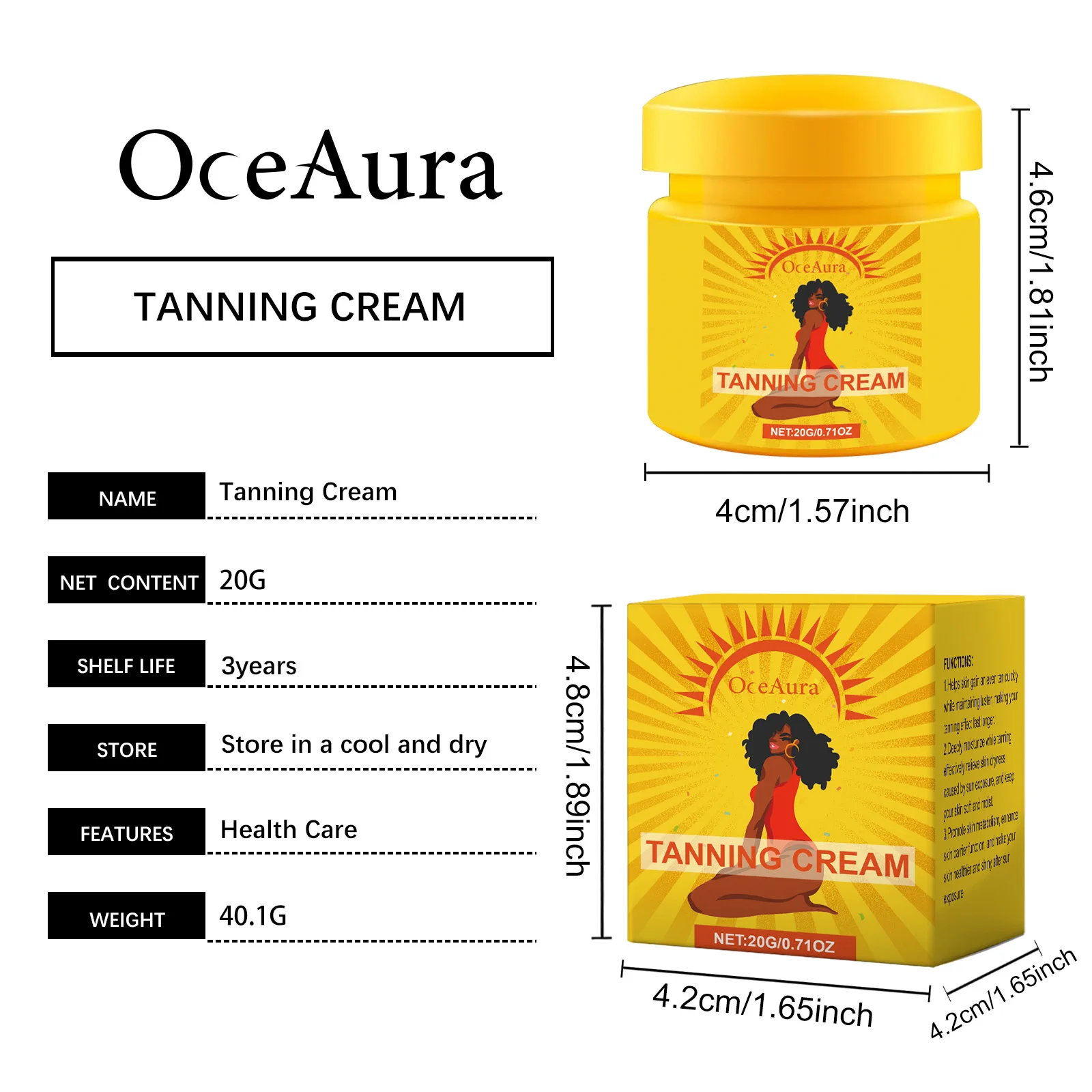Creme autobronzeador de pele, sem sol, autobronzeador para rosto, corpo, brilho natural, fácil uso, gel hidratante bronzeador, verão