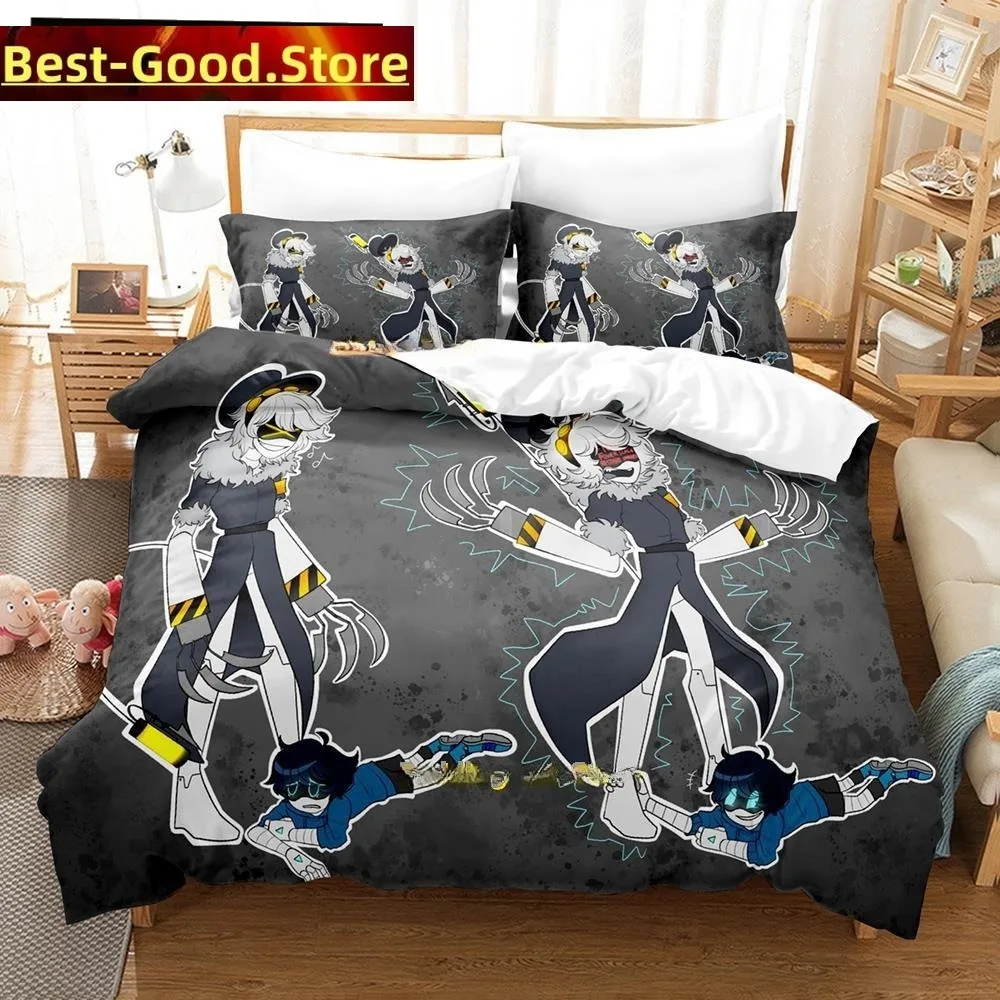 Fashion 3D Printing  Anime Murder Drones Bedding Set Cartoon three-piece set Adult Kid Bedroom Duvet cover Sets  Home Textiles