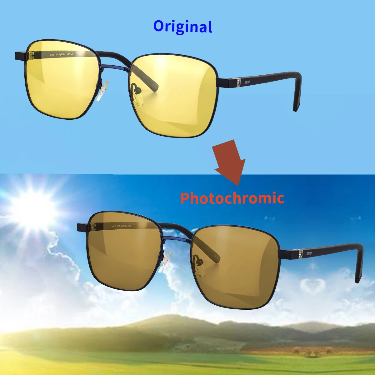 

Очки ночного видения для вождения, фотохромные солнцезащитные очки для мужчин, дневные и ночные очки для вождения, синий свет, компьютерные очки для мужа