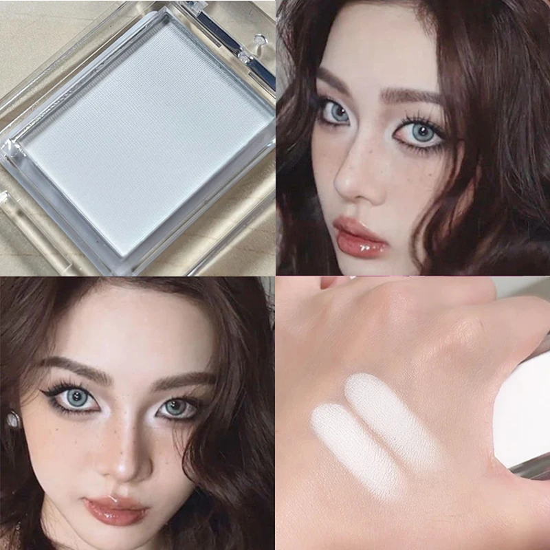 Monokrom Matte, palet Makeup Highlighter, resep bercahaya untuk wanita, produk kosmetik palet kontur Perona hidung 3D