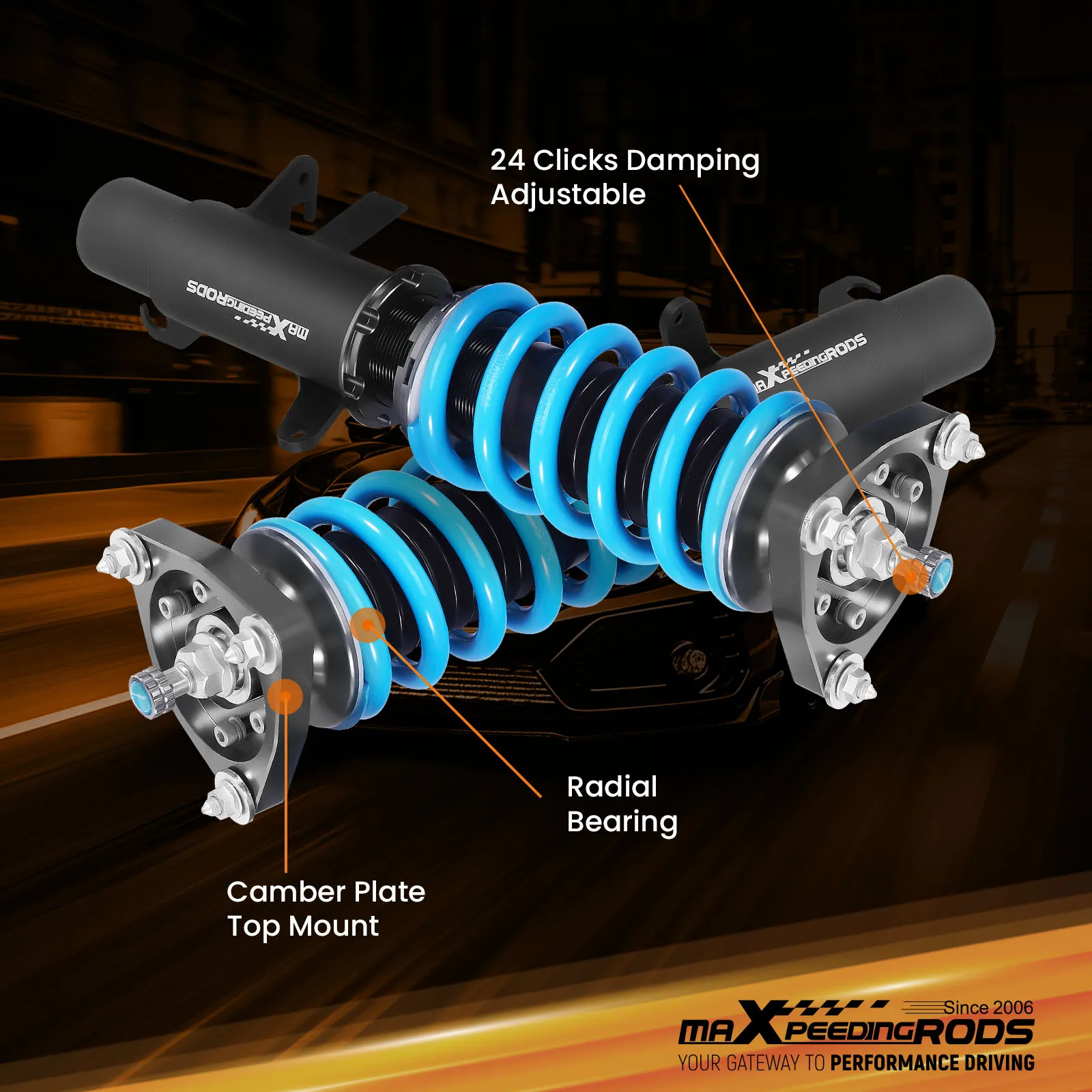 

Высокопроизводительные койловеры для Ford Focus Mk3 (хэтчбек и седан) 2010-2018, заниженные