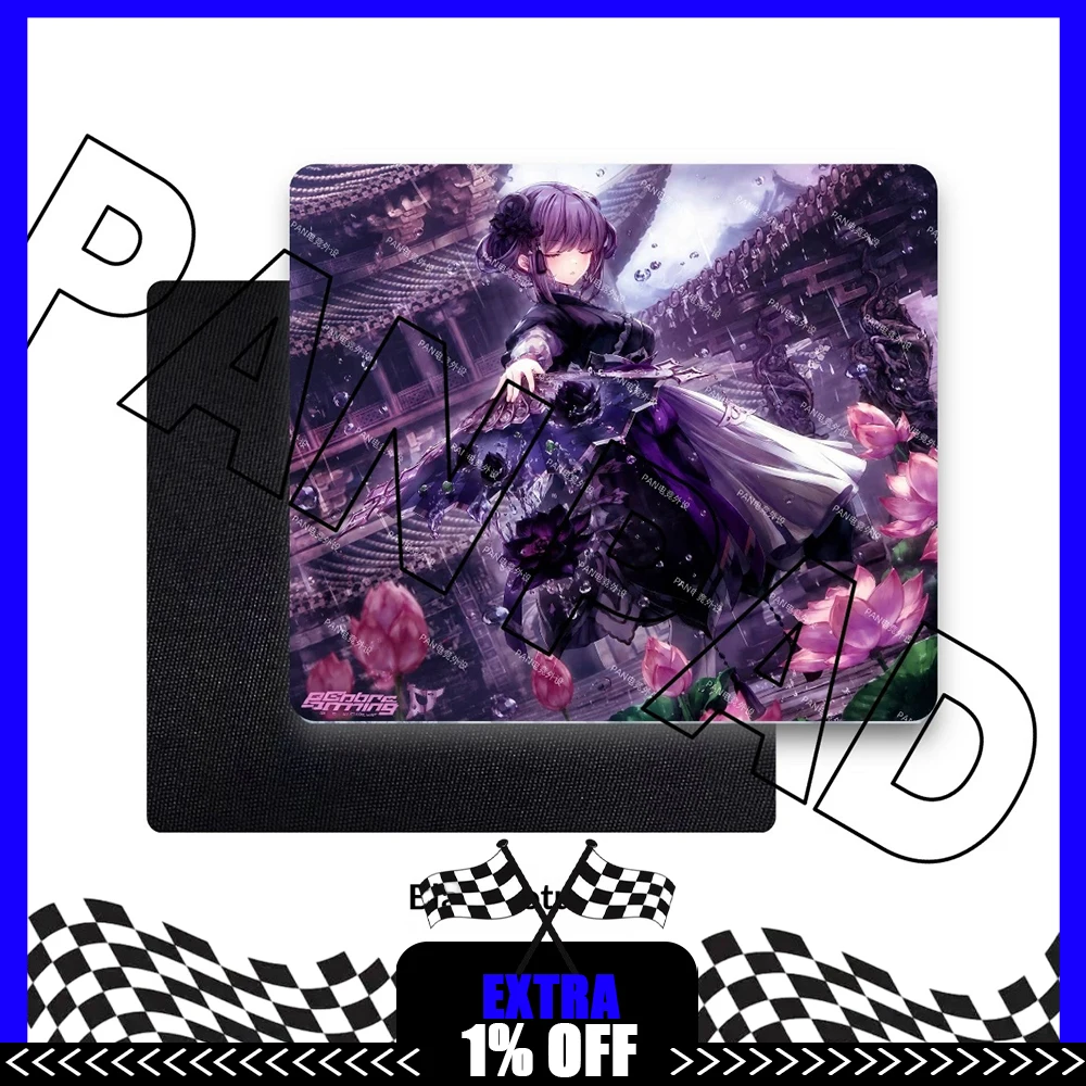 PAN Esports Black Lotus 2.0 Glass Gaming Mousepad FPS Both Speed And Smooth Mouse Pad For VALORANT TTK CSGO PC Accessories Gifts