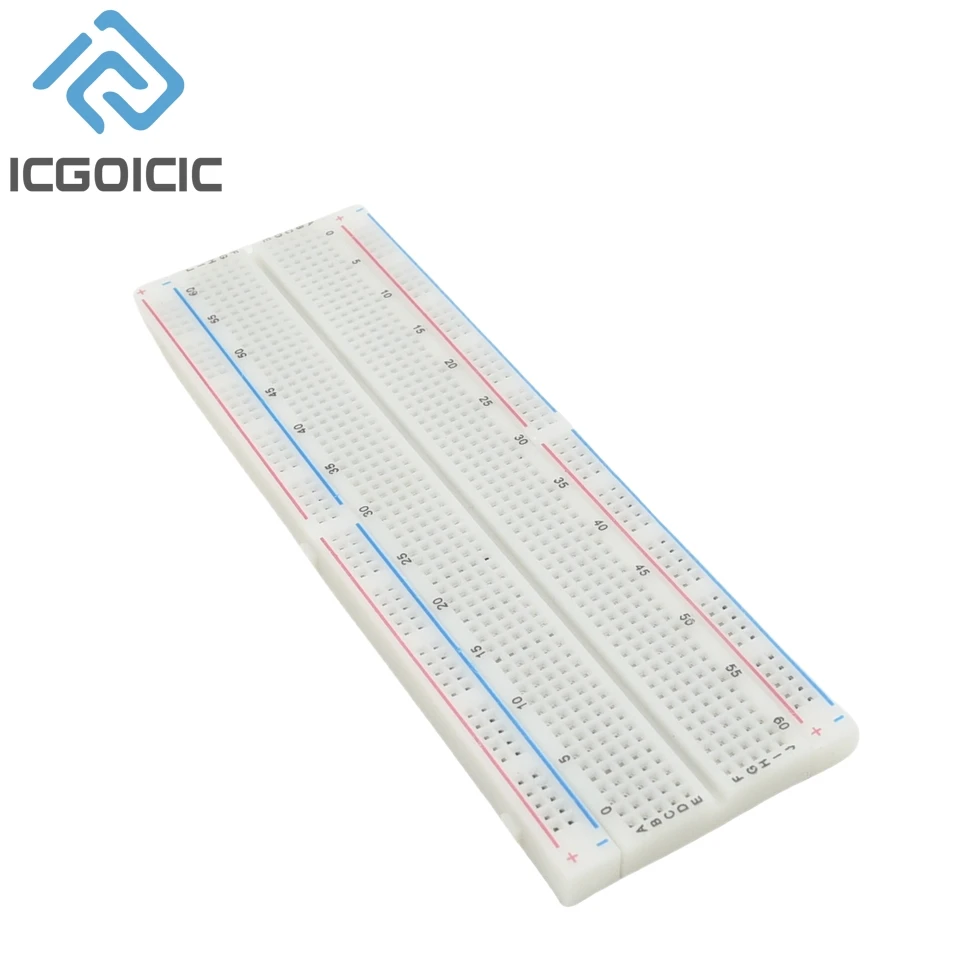 MB102 Breadboard 400 830 Point Solderless PCB Bread Board Test Develop DIY For Arduino