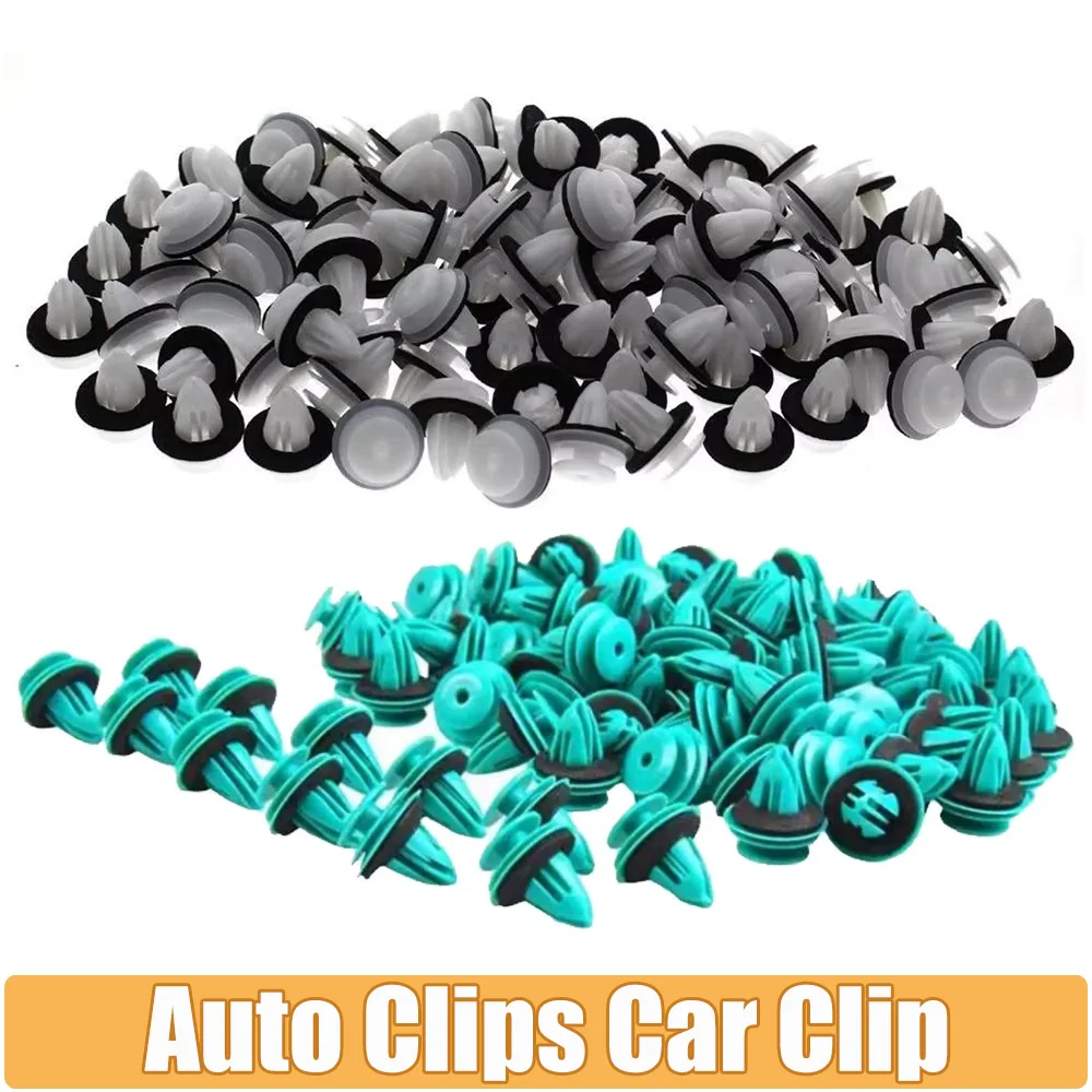 

Автомобильные зажимы, автомобильный зажим, белый, зеленый, нейлоновый фиксатор для бампера, крыла, отделка автомобиля, фиксатор, заклепка