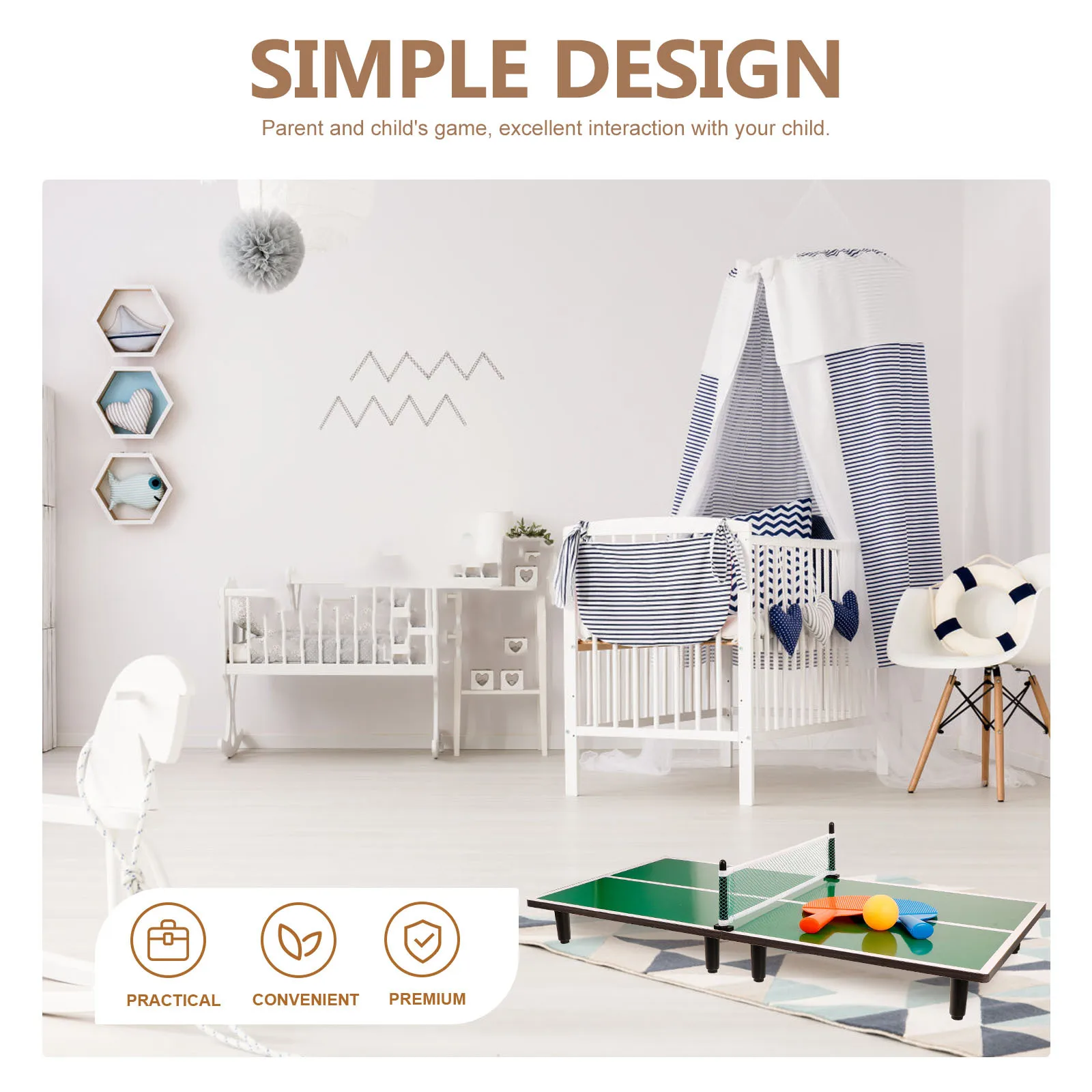 

1 Set Mini Portable Tabletop Table Tennis Pong Board For Kids Compact Indoor Outdoor Interaction Skill Building Mini