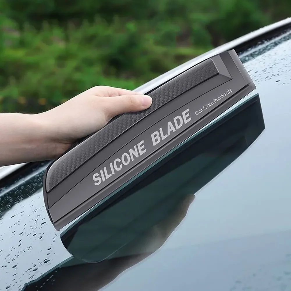 Non-Scratch Soft Silicone Handy Squeegee Car Wrap Tools Water Window Wiper Drying Blade Clean Scraping Film Scraper Accessories