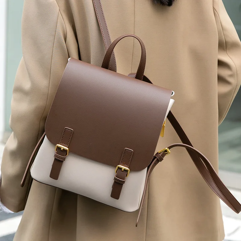 

Genuine leather shoulder bag for women 2025 new style trendy high-end fashion shoulder bag large capacity stylish travel bag