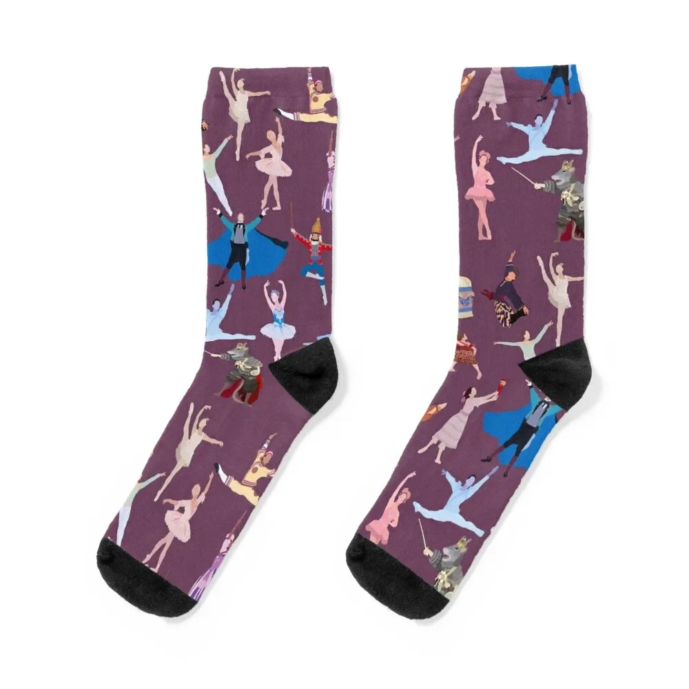 

Nutcracker Pattern Socks custom retro FASHION Socks Female Men's