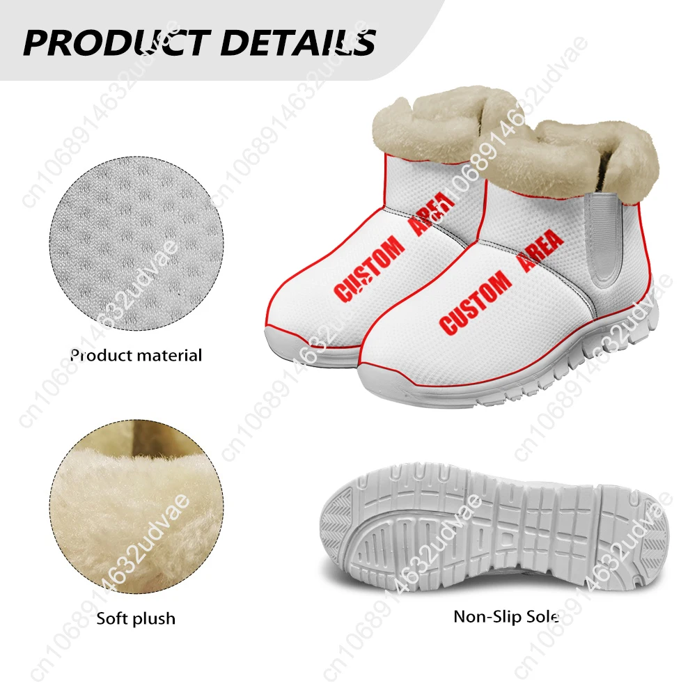 Mikecracks Snow Boots Mens Womens Teenager Shoes Keep Warm Boot High Quality Casual Lightweight Couple Sports Customize Sneakers