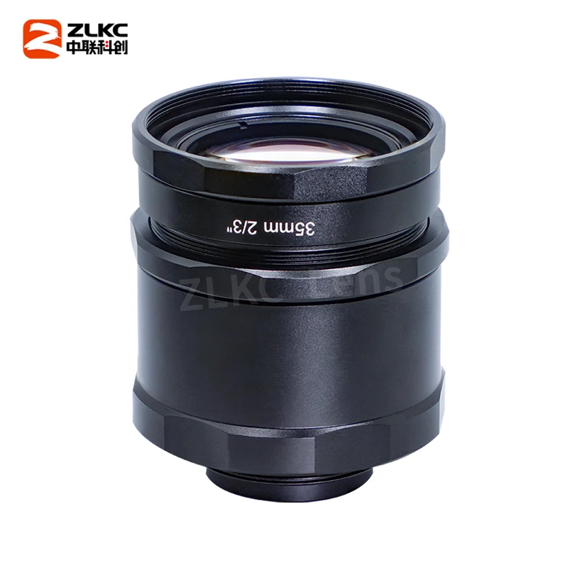 35mm Lens F1.4 Big Aperture 5MP Anti-vibration Lens Industrial Inspection Camera 2/3'' C-Mount for FA Machine Vision AM3514MP5