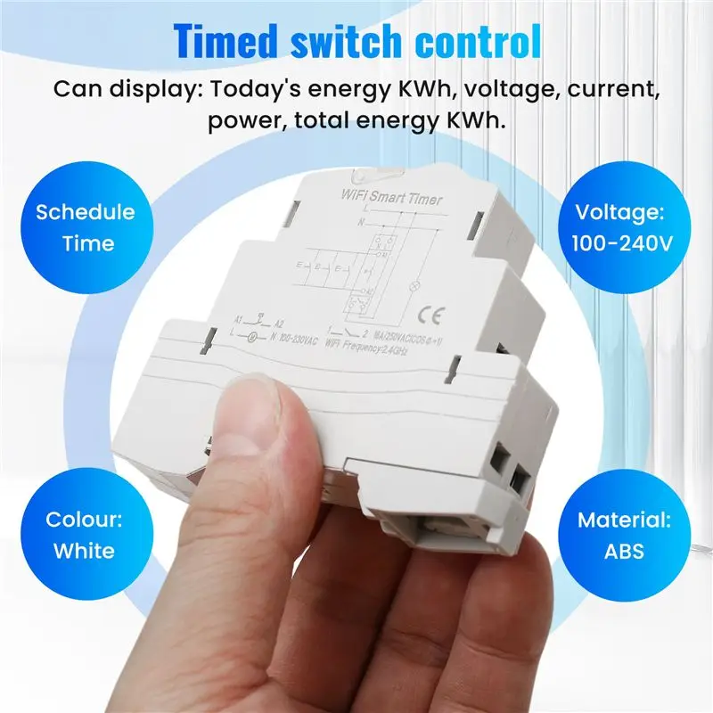 24-Hour Delivery SINOTIMER TM609 Wifi Smart Timer Switch Tuya APP Remote Control Wireless Countdown Time Switch Home Staircase L