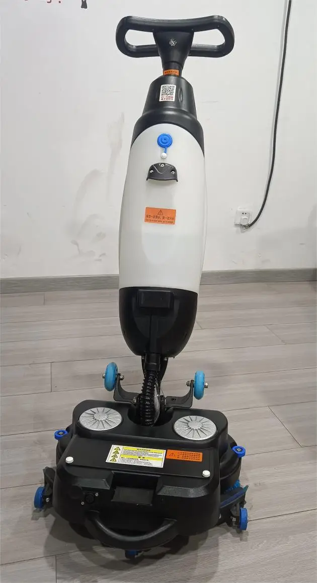 

Customized Mini Hand Push Floor Scrubber Cleaning Machine Floor Walk Behind Scrubber Machine