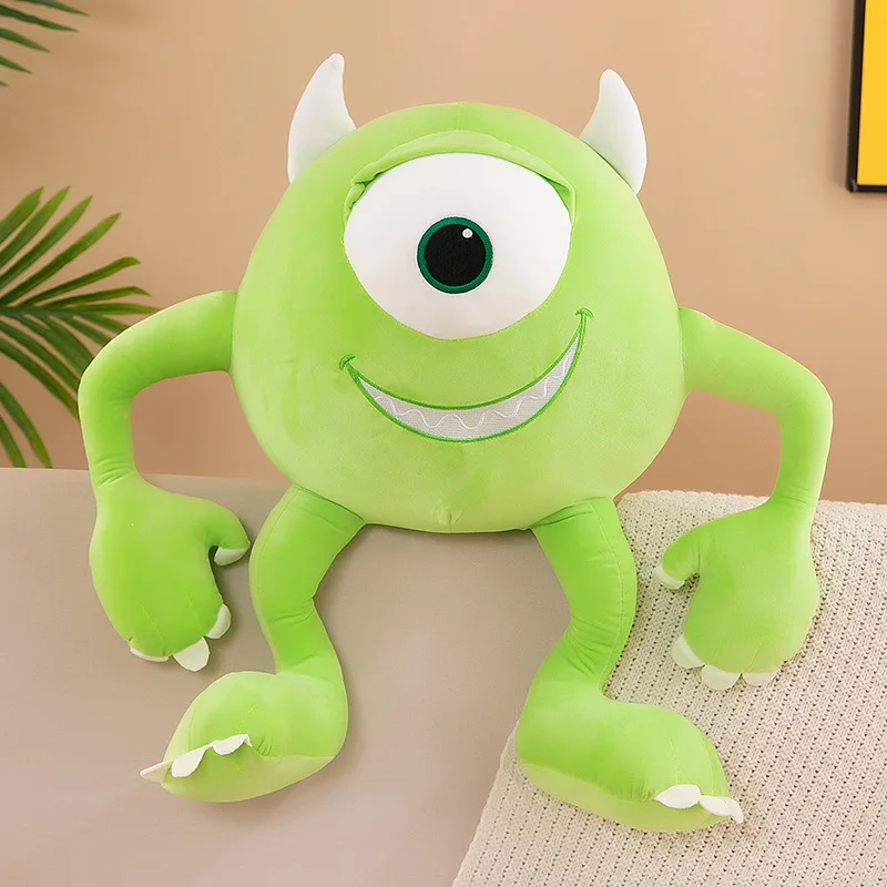 Disney Monsters University Pluche Gevulde Pop Monster Grote Ogen Pop Kinderverjaardagscadeau Zacht Kussen Kawaii Kamerdecoratie