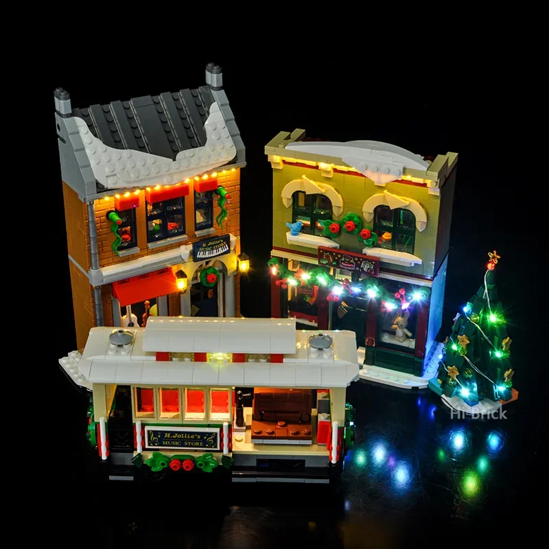 MAXCXT Luce a LED per LEGO 10308 Holiday Main Street Modello natalizio Lampada decorativa fai da te (regalo di Natale)