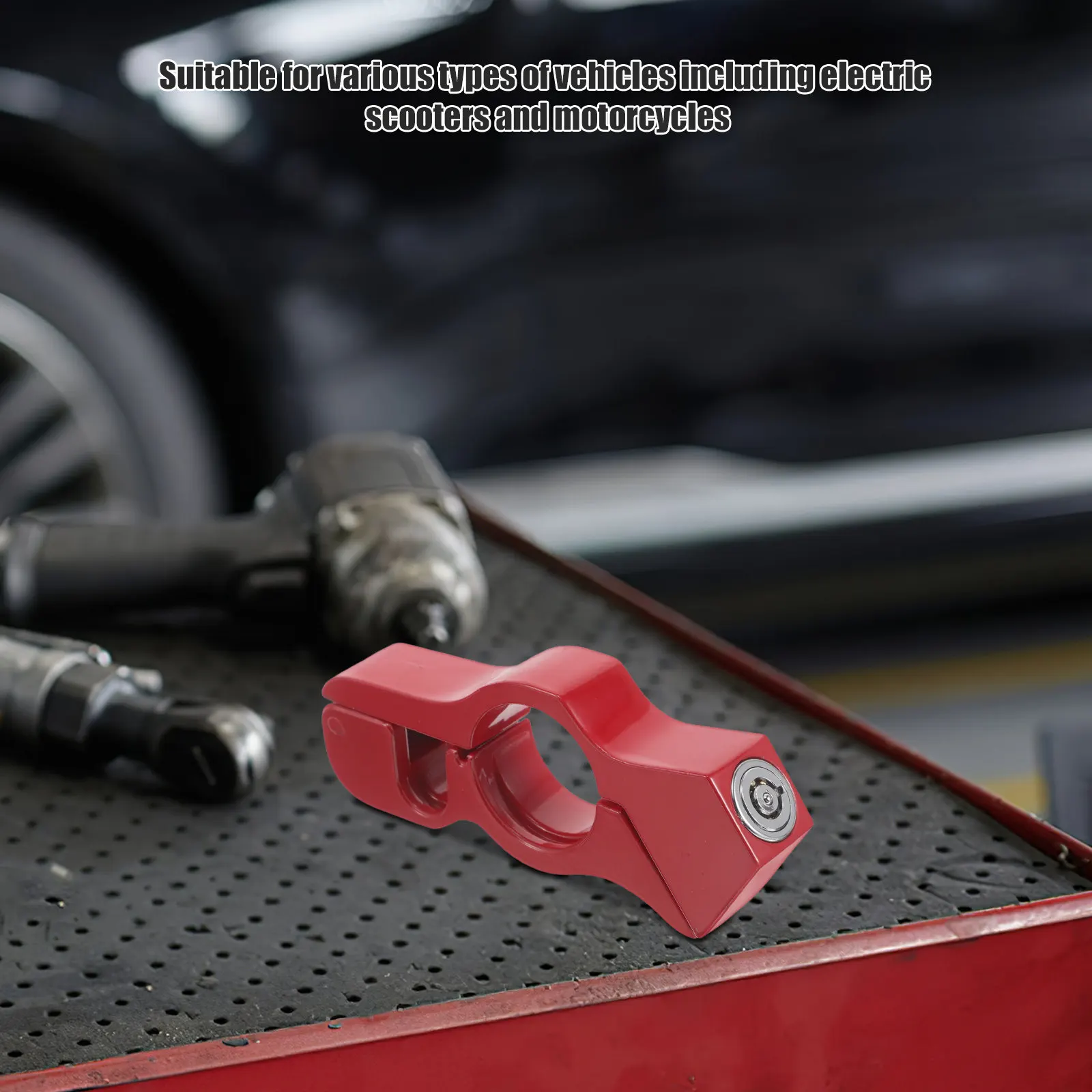 

Портативный противоугонный замок из сплава для руля электросамоката и мотоцикла с дисковым тормозом, регулируемый замок безопасности