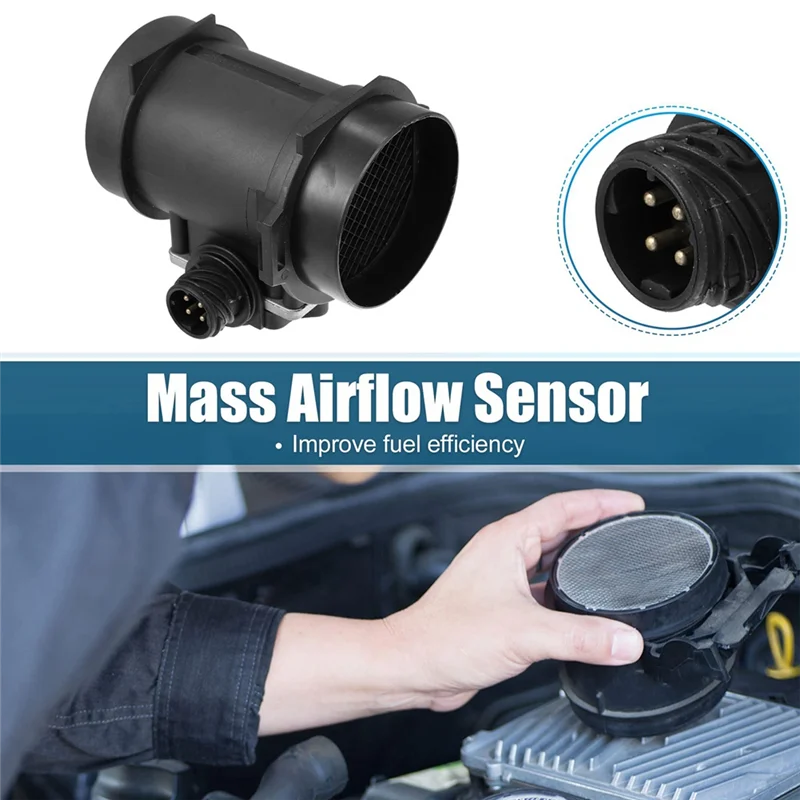 Air Flow Meter Sensor 5WK9600 5WK9617 13621703650 5WK9600Z For BMW E36 323I 328I E39 523I 528I E38 728I Z3 M3