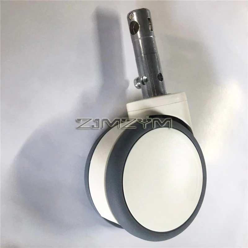 5 inch Medical Wheel Rubber Silent Center Control Casters Universal Roller For Nursing Bed Medical Equipment