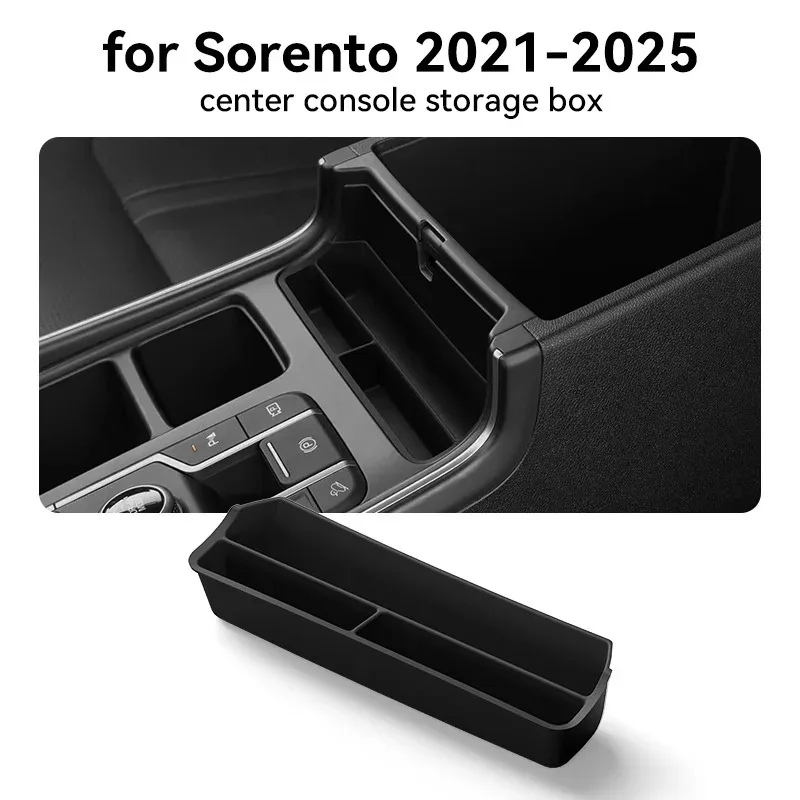 Für Kia Sorento 2021-2025 Mittelkonsolen-Aufbewahrungsbox Auto-Innenraum-Zubehör Organizer Aufbewahrungskoffer vor der Armlehnenbox