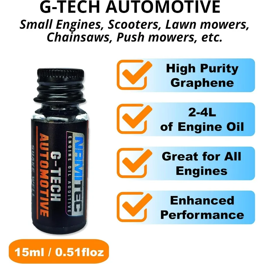 مضافة زيت المحرك G-TECH AUTOMOTIVE Graphene Nanotechnology لتشغيل سلس محسن وحماية متفوقة في Pas