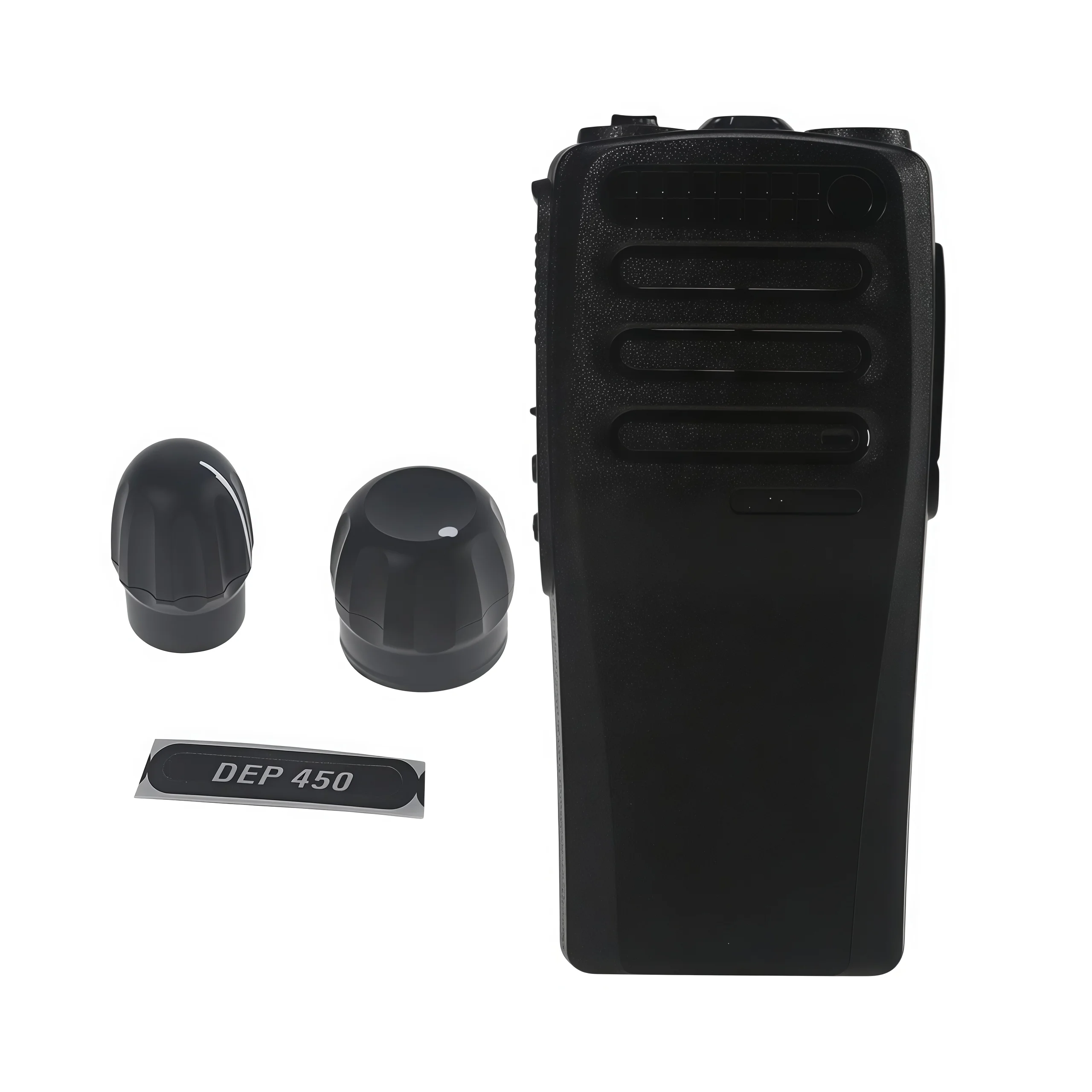 Carcaça de Substituição para Rádio Walkie-Talkie Motorola XIR DP1400 P3688 DEP450 DEP-450 com Botões e Canais - Dropship