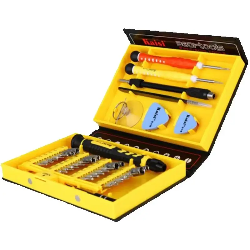 Kit de chave de fenda magnética de precisão, conjunto de chave de fenda 38 em 1, ferramentas de reparo de abertura para celular e laptop