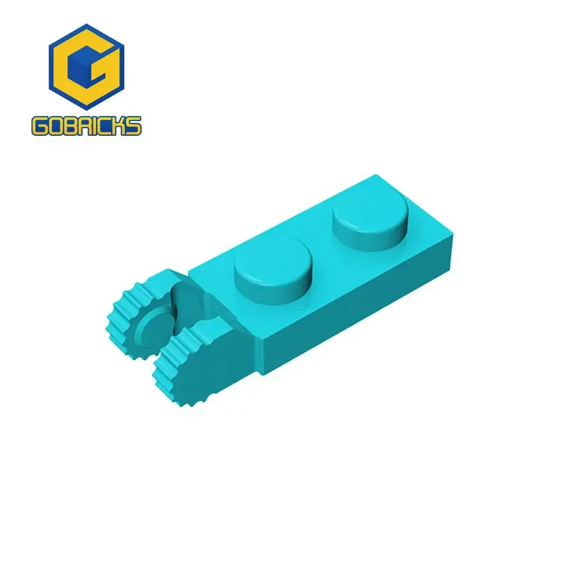 

Gobricks 1 Pcs MOC Hinge Plate 1 x 2 Bricks Compatible With 44302 54657 Model Building Blocks Parts Kids DIY Assembles Toys Gift