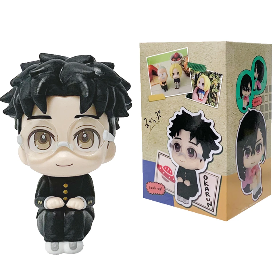 Nieuwe Big-Head Chibi Ayase Momo/Okarun - Romantische koppelset van Anime "Dandadan" |   Gelede figuurmodel, perfect cadeau