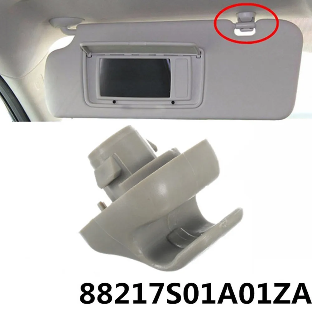 Car Sun Visor Bracket Support Clip For Accord 98-07 For Civic 96-04 For Ridgeline 06-11 Gray 88217S01A01ZA Interior Accessories