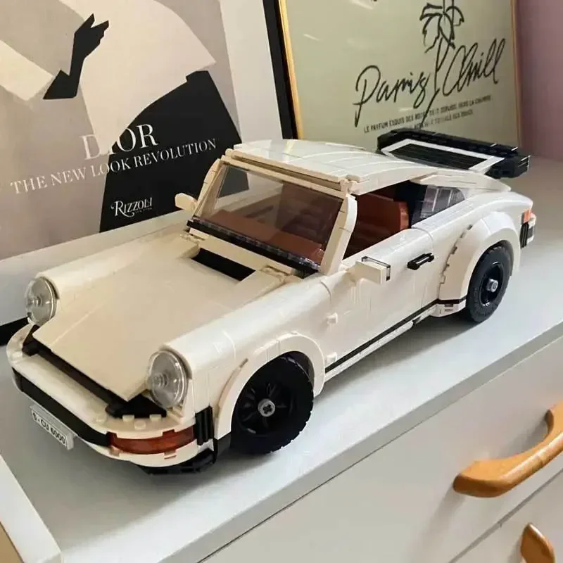 HOT Technical White Hypercar Super Racing Car 10295 Model Building Blocks Bricks Children Toys Birthday Gifts Send a friend